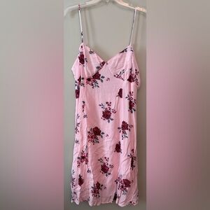 H&M pink/floral summer dress